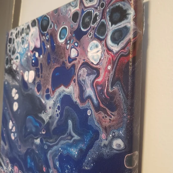 Handcrafted Acrylic Pour 11×14 - Picture 2 of 6